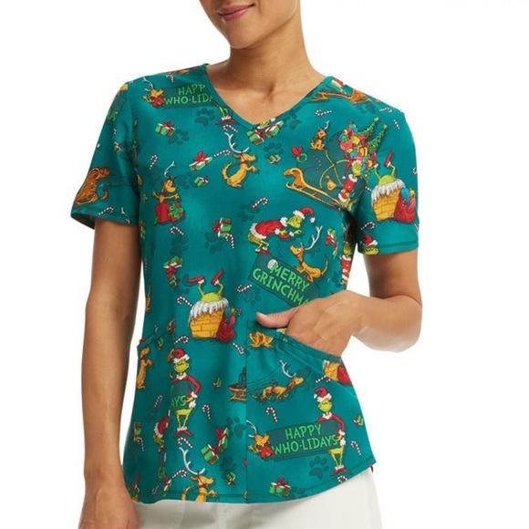 The grinch scrub top medium - Picture 2 of 9